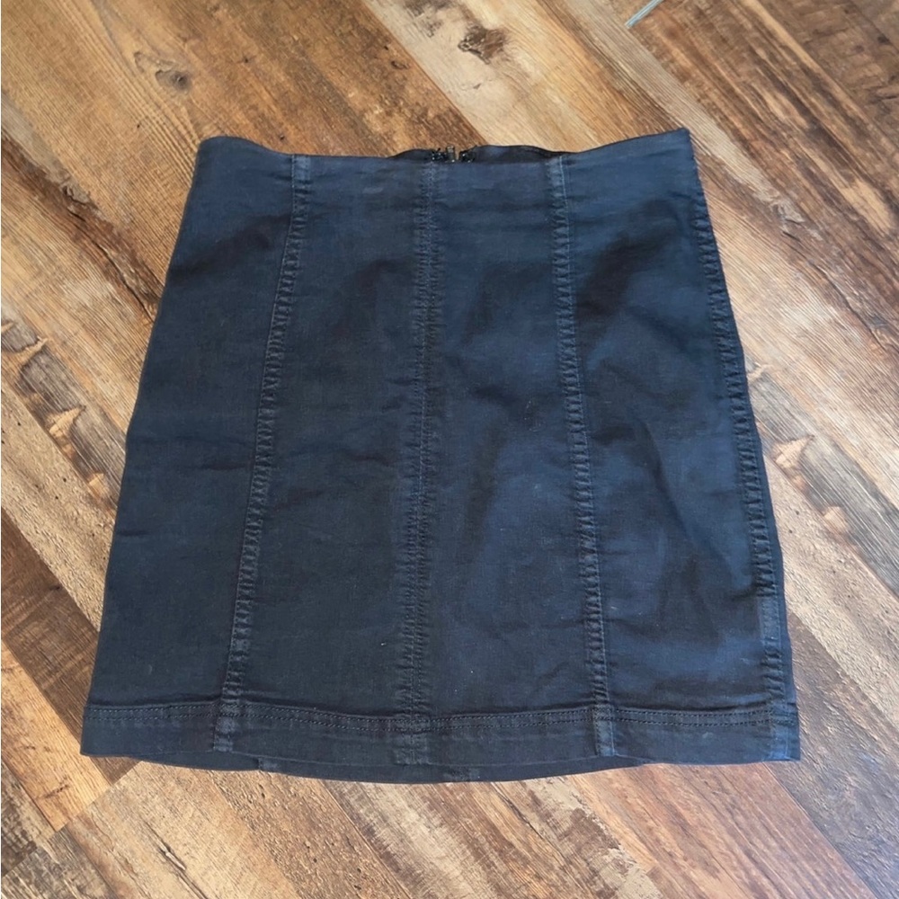 Free People black mini skirt